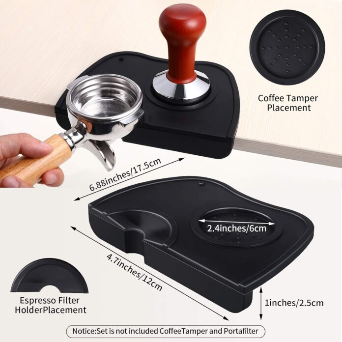 set-of-2-pieces-espresso-knock-box-and-coffee-tamper-mat-reliable-barista-tools-with-removable-knock-bar-non-slip-base-f
