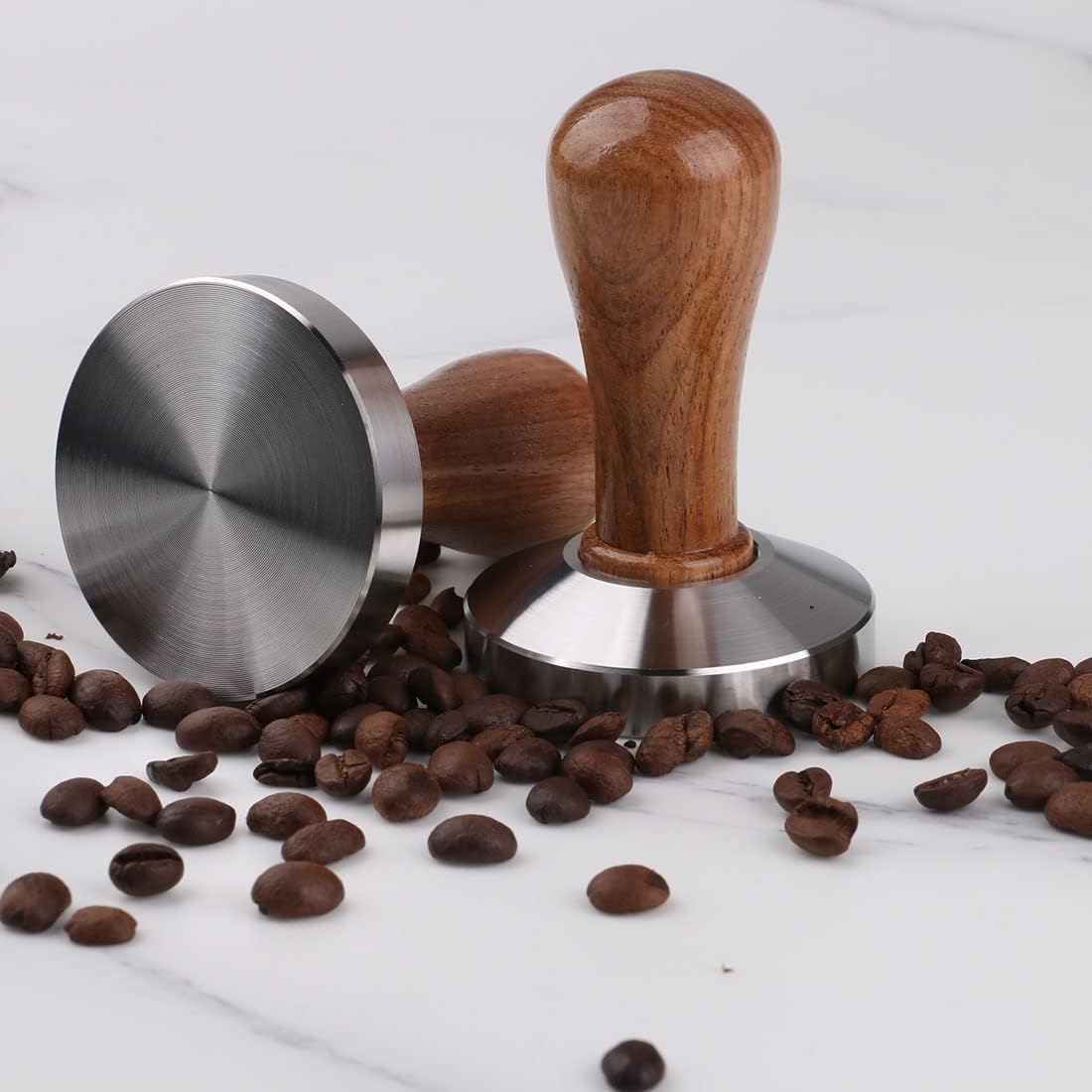 Stainless Steel Coffee Tamper 51mm Barista Espresso Base Coffee Bean Press Stainless Steel Coffee Tamper 51mm Barista Espresso Base Coffee Bean Press