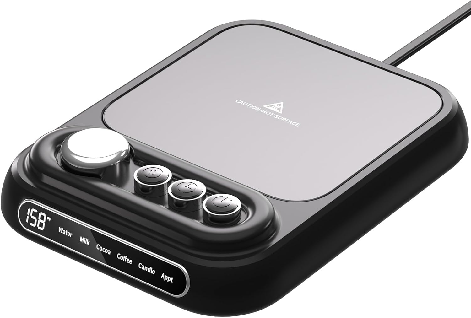 Coffee Mug Warmer with 5 Temps, Coffee Cup Warmer for Desk Faster Heat-Up, 10HTimer, Smart Electric Beverage Warmer with Auto Shut Off for Coffee,Tea,Milk,Cocoa Coffee Mug Warmer with 5 Temps, Coffee Cup Warmer for Desk Faster Heat-Up, 10HTimer, Smart Electric Beverage Warmer with Auto Shut Off for Coffee,Tea,Milk,Cocoa