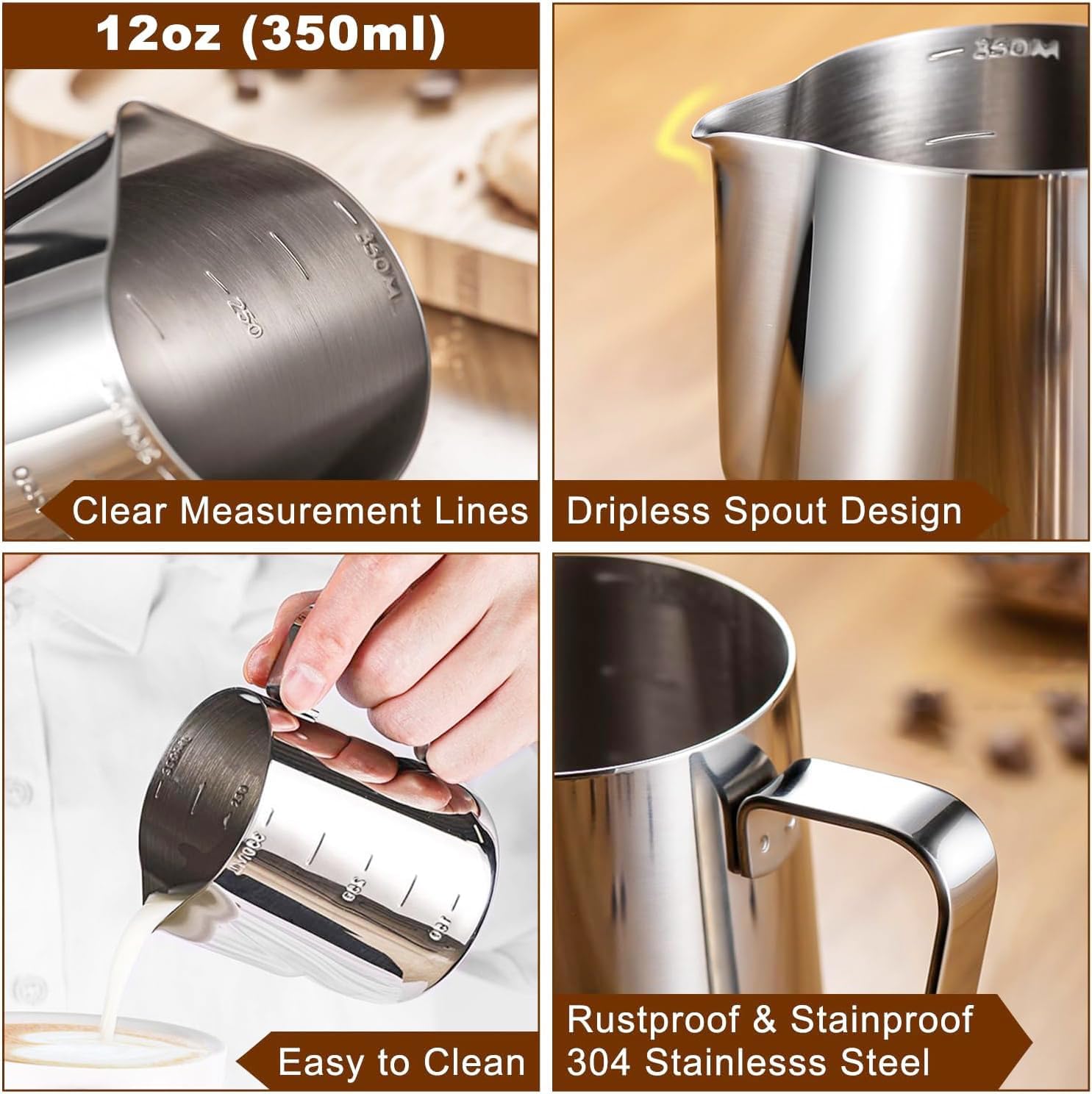 Espresso Accessories Kit 51mm Tamper: 51mm Espresso Tamper Set Espresso Kit Including Coffee Tamper, Milk Frothing Pitcher, WDT Tool Espresso, Tamper Mat, Latte Art Pen, Coffee Spoon, Coffee Stencils Espresso Accessories Kit 51mm Tamper: 51mm Espresso Tamper Set Espresso Kit Including Coffee Tamper, Milk Frothing Pitcher, WDT Tool Espresso, Tamper Mat, Latte Art Pen, Coffee Spoon, Coffee Stencils