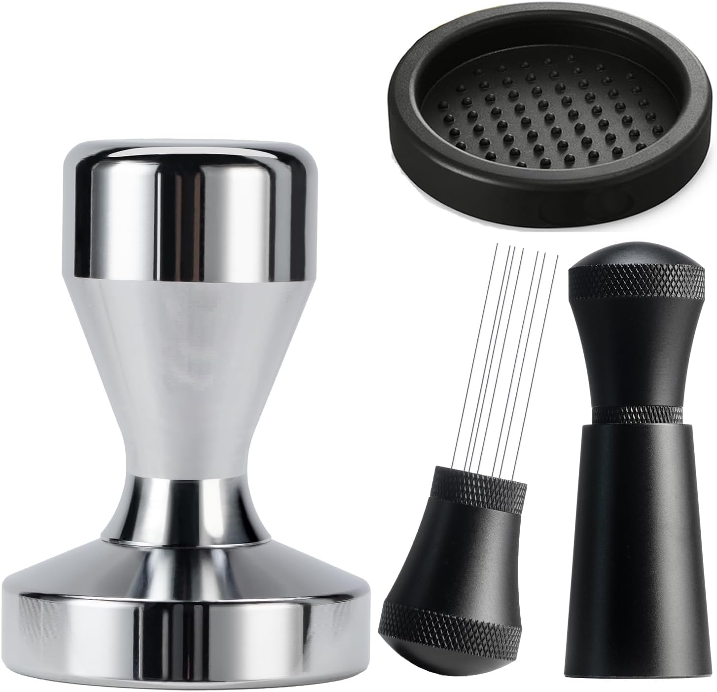 Espresso Accessories Kit 51mm Tamper: 51mm Espresso Tamper Set Espresso Kit Including Coffee Tamper, Milk Frothing Pitcher, WDT Tool Espresso, Tamper Mat, Latte Art Pen, Coffee Spoon, Coffee Stencils Espresso Accessories Kit 51mm Tamper: 51mm Espresso Tamper Set Espresso Kit Including Coffee Tamper, Milk Frothing Pitcher, WDT Tool Espresso, Tamper Mat, Latte Art Pen, Coffee Spoon, Coffee Stencils