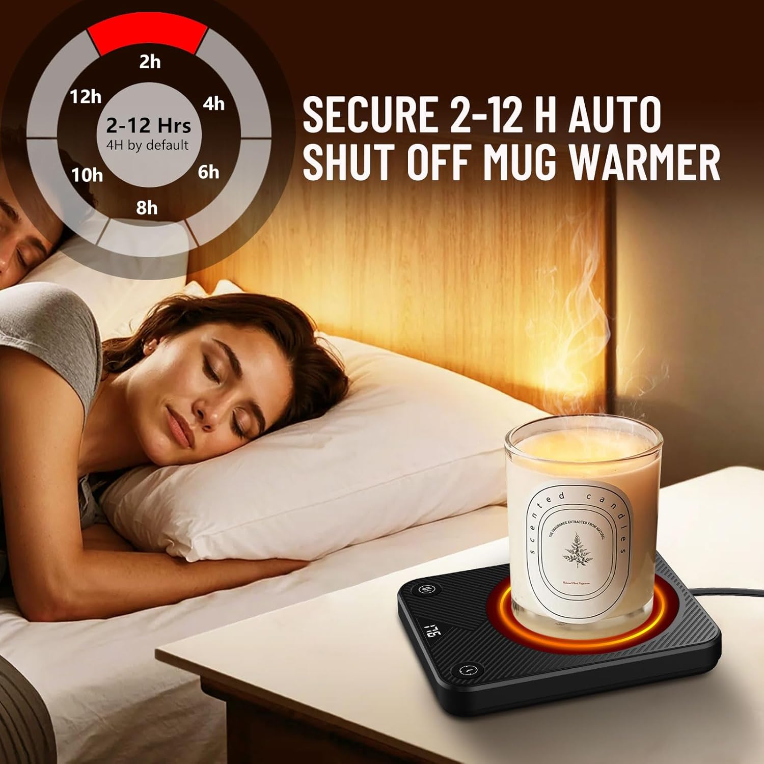 Mug Warmer, Coffee Mug Warmer with 3 Temperature Settings, Coffee Warmer for Desk Auto Shut Off, Portable Coffee Warmer, Coffee Warmer for Coffee, Tea, Various Cups, Coffee Gifts for Coffee Lovers Mug Warmer, Coffee Mug Warmer with 3 Temperature Settings, Coffee Warmer for Desk Auto Shut Off, Portable Coffee Warmer, Coffee Warmer for Coffee, Tea, Various Cups, Coffee Gifts for Coffee Lovers