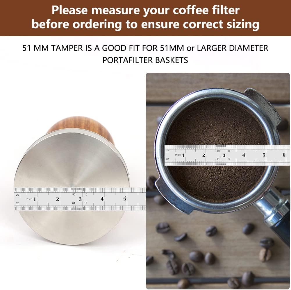 Y-Step 22 PCS Coffee Tamper Set, Espresso Accessories Kit Barista Kit, with Espresso Tamper 51mm, Frothing Pitcher, Tamper Mat, Latte Art Pen, Coffee Stirrer, Sandalwood Tamper for Espresso Machine Y-Step 22 PCS Coffee Tamper Set, Espresso Accessories Kit Barista Kit, with Espresso Tamper 51mm, Frothing Pitcher, Tamper Mat, Latte Art Pen, Coffee Stirrer, Sandalwood Tamper for Espresso Machine