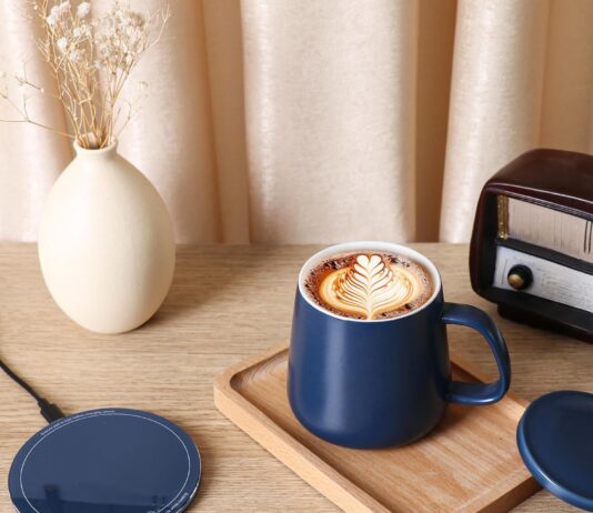 APEKX Warm Cup Coffee Mug Warmer (Deep Navy) review