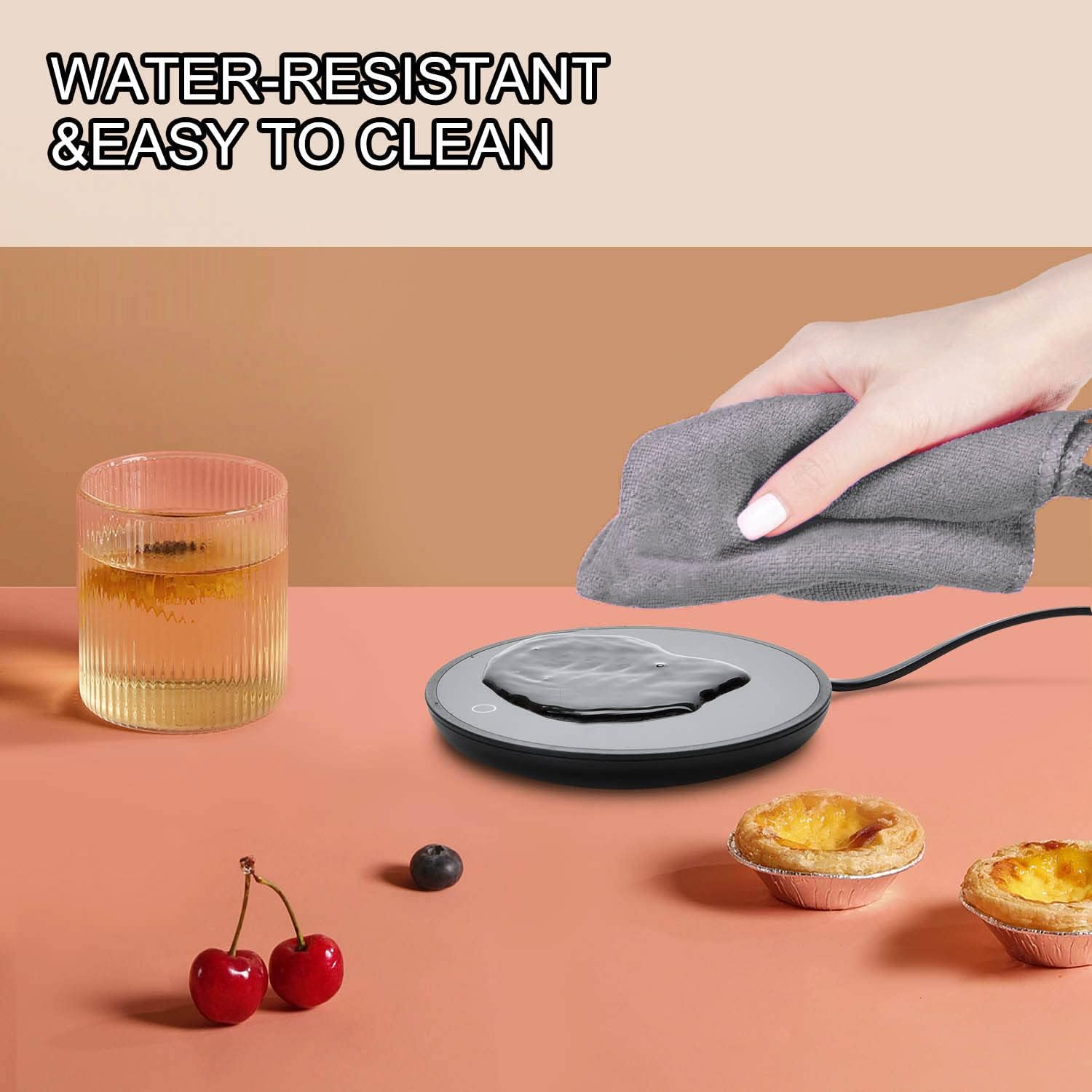 Coffee Mug Warmer, Smart Coffee Warmer Candle Warmer with Auto Shut Off for Office Desk, Cup Warmer with 2 Temperature, Electric Beverage Drink Warmer for Heating Coffee, Milk, Tea and Hot Chocolate Coffee Mug Warmer, Smart Coffee Warmer Candle Warmer with Auto Shut Off for Office Desk, Cup Warmer with 2 Temperature, Electric Beverage Drink Warmer for Heating Coffee, Milk, Tea and Hot Chocolate