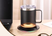 Heated Coffee Mug Warmer Set (Black) review