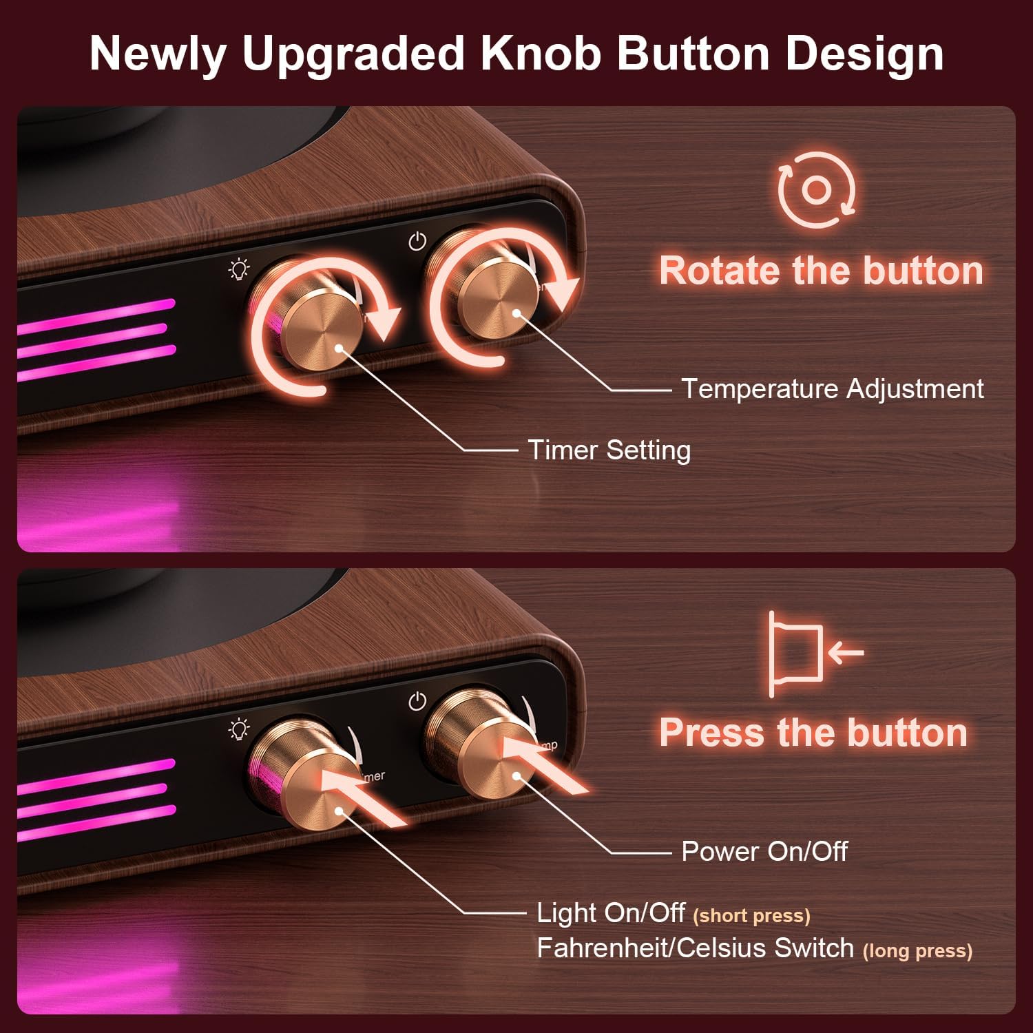 Mug Warmer, CEROBEAR 50W Coffee Cup Warmer for Desk with 9 Tempreture Settings, 1-9Hrs Auto Shut Off Smart Candle Warmer with LED Lights, Electric Beverage Warmer Plate for Coffee, Tea, Water, Milk Mug Warmer, CEROBEAR 50W Coffee Cup Warmer for Desk with 9 Tempreture Settings, 1-9Hrs Auto Shut Off Smart Candle Warmer with LED Lights, Electric Beverage Warmer Plate for Coffee, Tea, Water, Milk