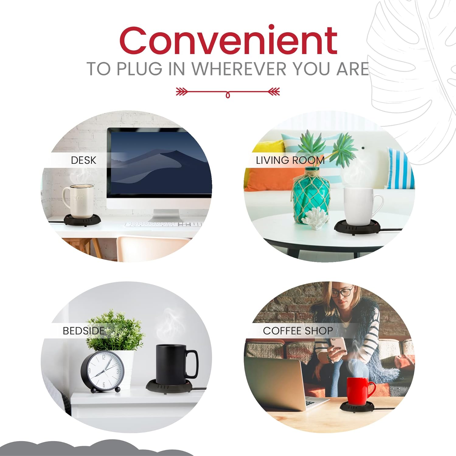 Candle Warmer Plate Safely Releases Scents Without a Flame- Used as Candle Jar Warmer, Candle Melter, Coffee Warmer, Mug Warmer, Cup Warmer in Your Home Office (Black) Candle Warmer Plate Safely Releases Scents Without a Flame- Used as Candle Jar Warmer, Candle Melter, Coffee Warmer, Mug Warmer, Cup Warmer in Your Home Office (Black)