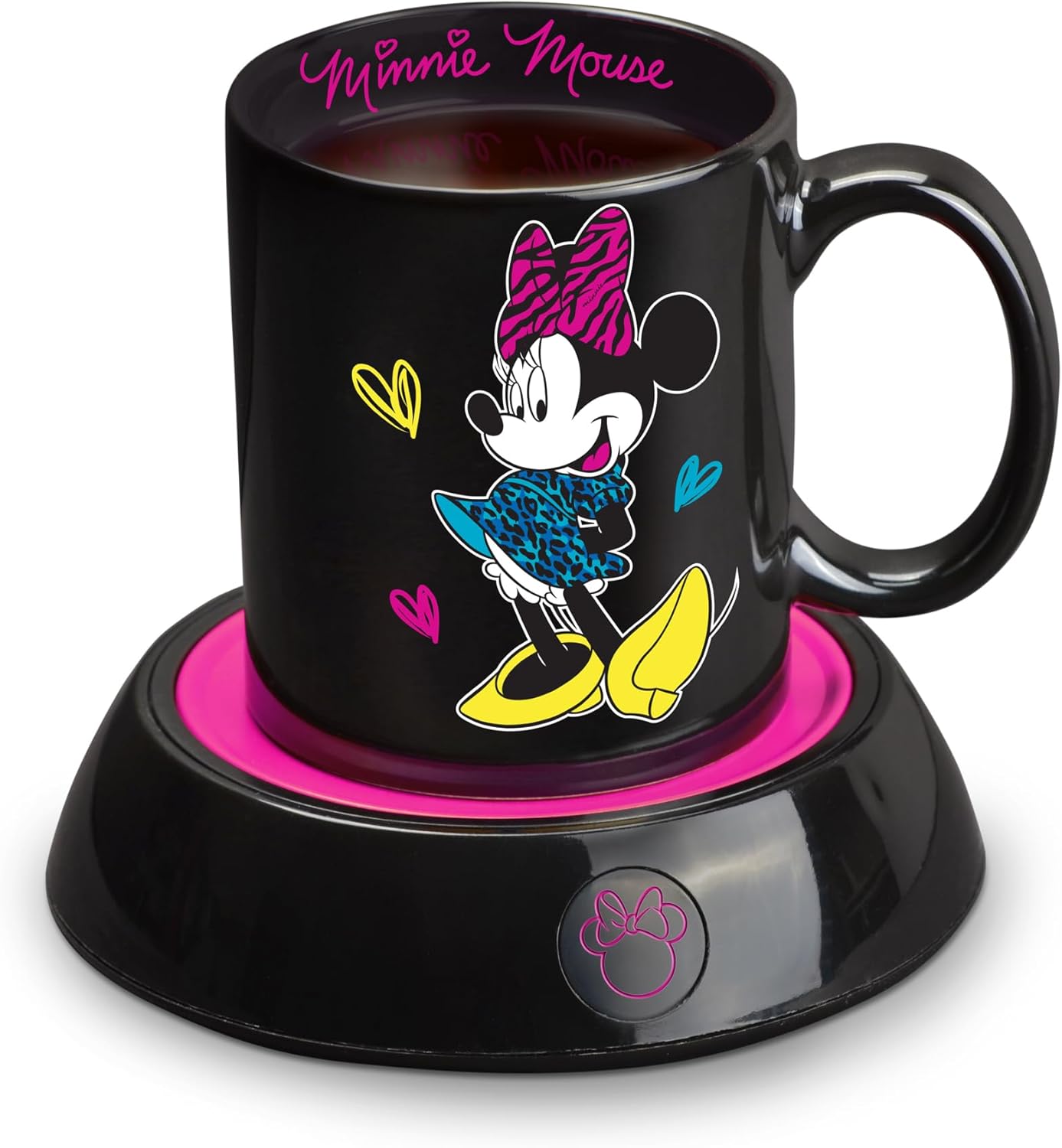 Disney Mickey Mouse Mug Warmer with 12 oz Mug by Select Brands - Coffee Cup Warmer with Ceramic Mug Included - Electric Warmer Plate for Home Office - Disney Kitchen Accessories - Mickey Mouse Disney Mickey Mouse Mug Warmer with 12 oz Mug by Select Brands - Coffee Cup Warmer with Ceramic Mug Included - Electric Warmer Plate for Home Office - Disney Kitchen Accessories - Mickey Mouse