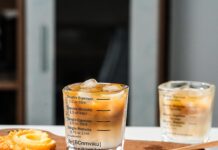 BCnmviku Espresso Shot Glasses Measuring Cup Liquid Heavy Glass for Baristas 2oz for Single Shot of Ristrettos (2 pack)