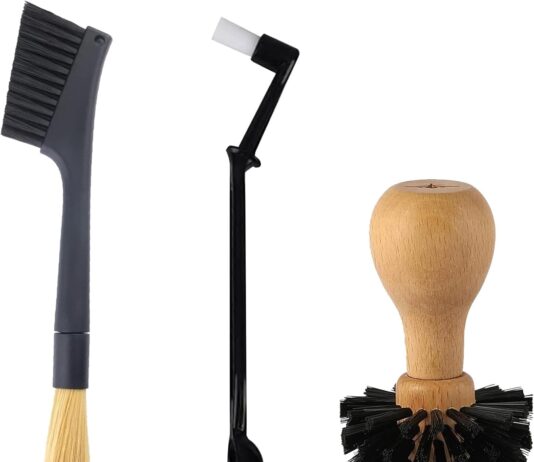 Coffee Brush,3pcs Espresso Brush Coffee Cleaning Brush Coffee Filter Cleaning Brush,Suitable For Espresso Machine With Grinder For Home,Espresso Machine Cleaning Set.