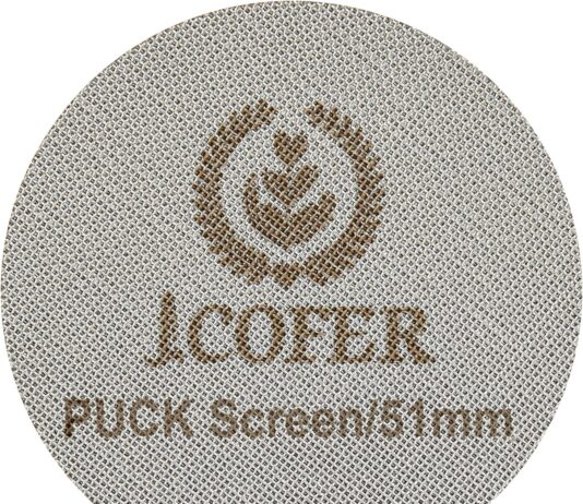 IKAPE 51mm Espresso Puck Screen, 1.7mm 150?m Ultra Thin Coffee Reusable Professional Barista Espresso Screen for Bottomless Portafilter Filter Basket – Made with 316 Stainless Steel