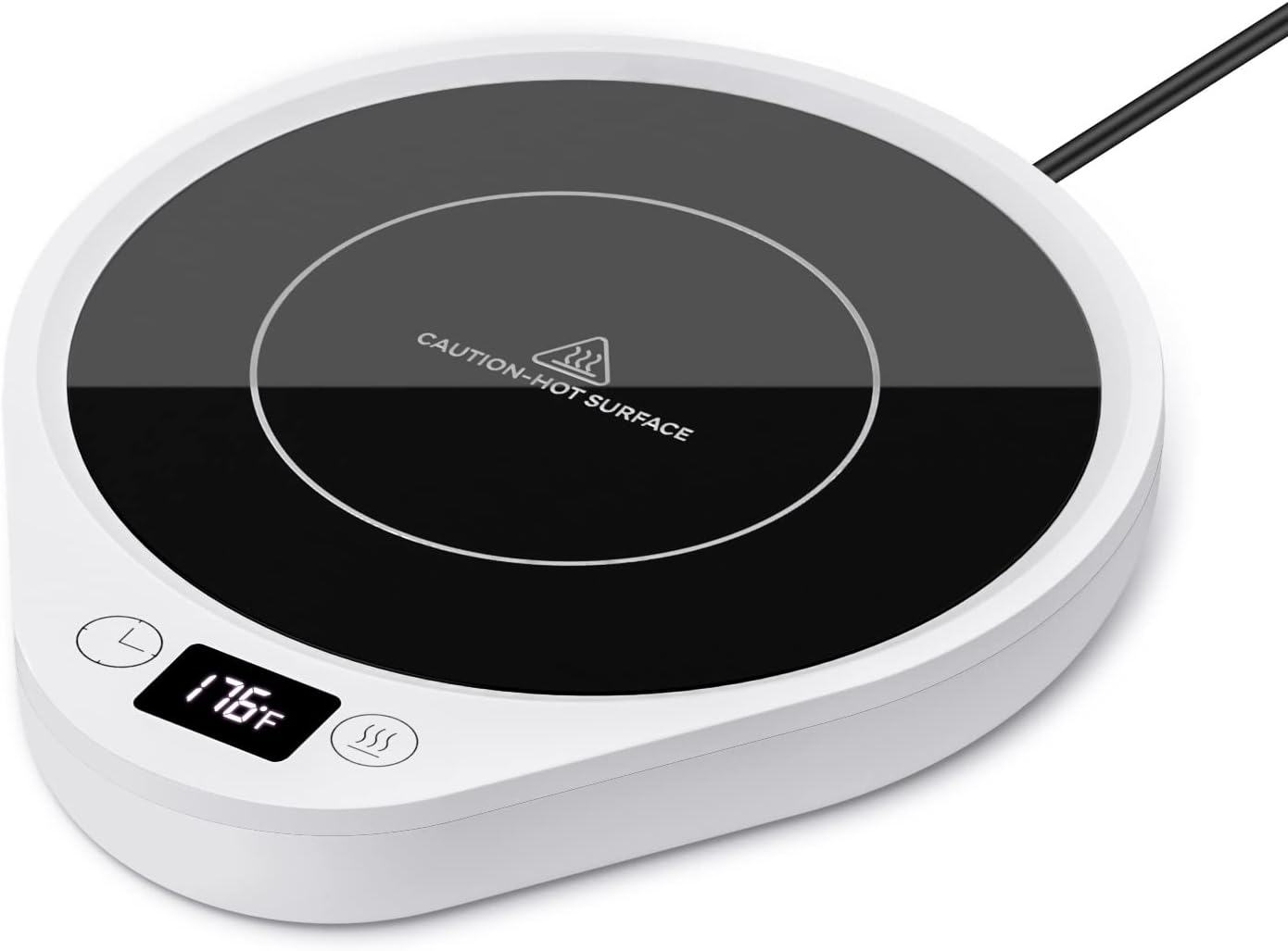 Mug Warmer, Upgrade Coffee Warmer Cup Warmer for Desk with Temperature Settings, More Hot Coffee Mug Warmer with Timer 4H Auto Shut Off for Keep Best Flavor for Cocoa, Tea, Water, Milk, Black Mug Warmer, Upgrade Coffee Warmer Cup Warmer for Desk with Temperature Settings, More Hot Coffee Mug Warmer with Timer 4H Auto Shut Off for Keep Best Flavor for Cocoa, Tea, Water, Milk, Black