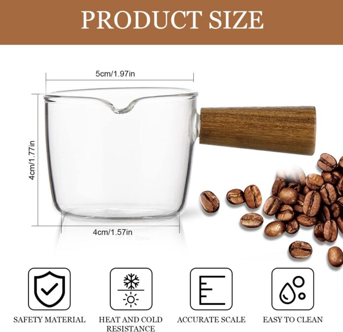 mwellewm-single-spout-espresso-coffee-shot-glass-with-wood-handle-measuring-cup-triple-pitcher-milk-cup-coffee-replaceme