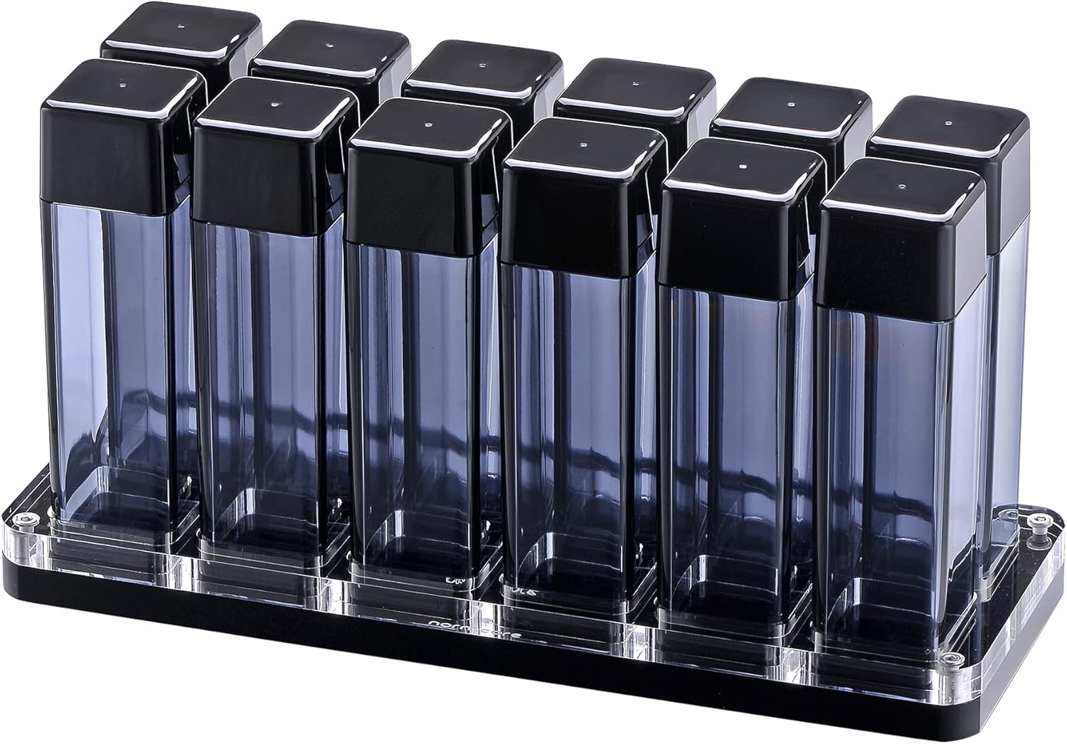 Normcore Single Dose Coffee Bean Storage Containers - Tubes Espresso Bean Cellars with Stand Hopper - One-Way Exhaust Valve - Capacity 25-28g - Lt Smoke Grey Normcore Single Dose Coffee Bean Storage Containers - Tubes Espresso Bean Cellars with Stand Hopper - One-Way Exhaust Valve - Capacity 25-28g - Lt Smoke Grey