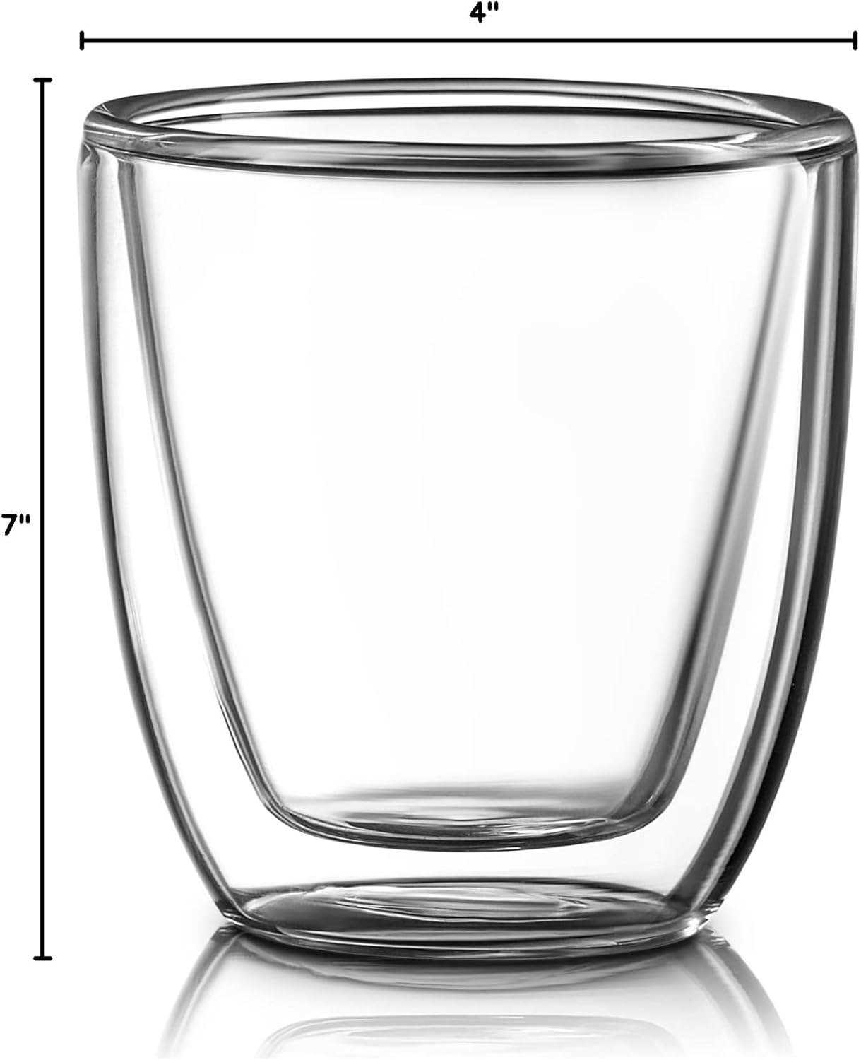 Glass Espresso Cups Set of - Double Walled Espresso Cup 2.7 OZ - Wide Italian Style Clear Doppio Espresso Cup - Double Espresso Cups - Espresso Accessories Small Double Wall Expresso Coffee Cup Glass Espresso Cups Set of - Double Walled Espresso Cup 2.7 OZ - Wide Italian Style Clear Doppio Espresso Cup - Double Espresso Cups - Espresso Accessories Small Double Wall Expresso Coffee Cup