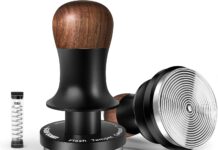 MHW-3BOMBER 54mm Espresso Tamper – 3 Spring Loaded Coffee Tamper with 15lb / 30lbs Replacement Springs – Barista Calibrated Tamper with Sound Feedback – Compatible with 53/54mm Portafilter T6173T-OS